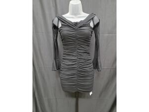 Women's Off Shoulder Bodycon Mini Dress Dresses Black S